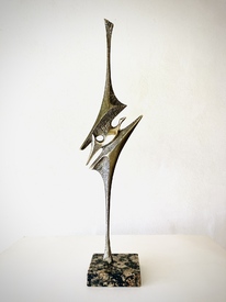 Phoenix III - sculpture by Milko Dobrev