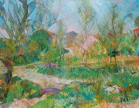 Early spring - painting by Krasimir Bonev