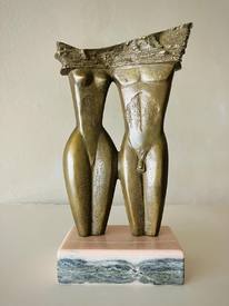 Together forever - sculpture by Milko Dobrev