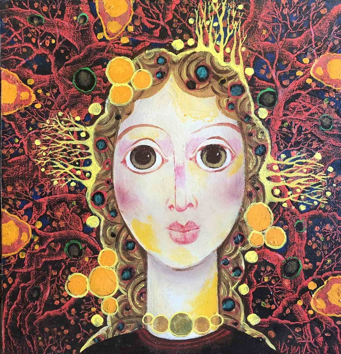 Girl II - painting by Mitko Dimitrov