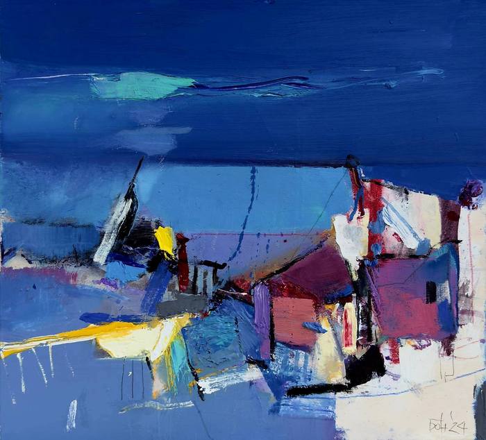 Seascape 2 - painting by Plamen Bonev